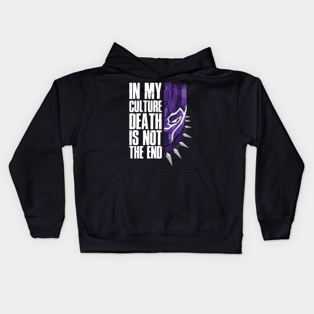 In my cutlure death is not the end Kids Hoodie by gastaocared